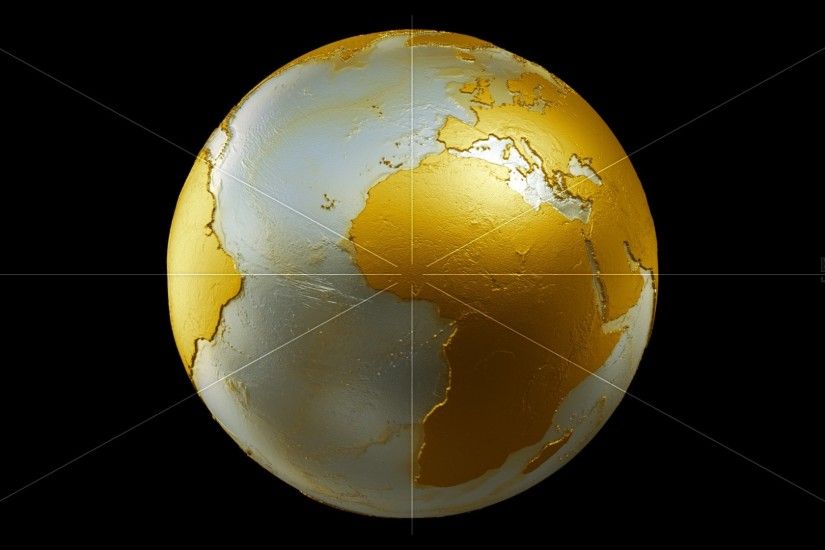 1920x1080 Wallpaper earth, globe, planet, gold