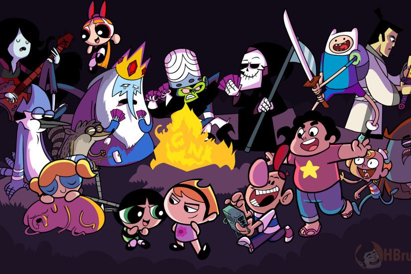 Adventure Time, Steven Universe, The Grim Adventures of Billy and Mandy,  Powerpuff Girls