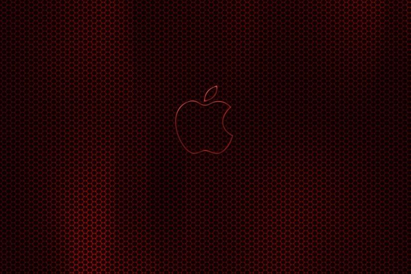 Apple Dark Red Glow Wallpapers | HD Wallpapers