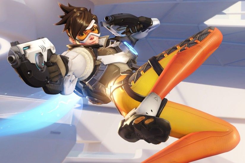 399 Tracer (Overwatch) Hd Wallpapers | Backgrounds - Wallpaper Abyss inside  Tracer Overwatch Wallpaper