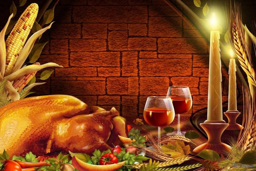 Thanksgiving Dinner Wallpaper 14065