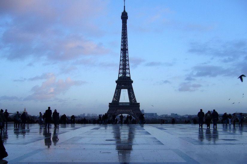 Eiffel Tower Background In High Resolution HD Desktop Wallpaper, Background  Image