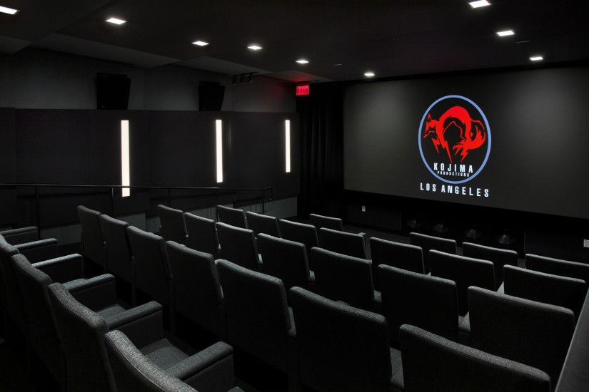 A theater inside the now-defunct Kojima Productions Los Angeles / Konami  Los Angeles Studio