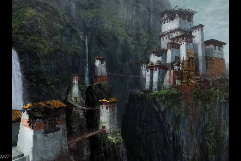 uncharted 2 among thieves gompa widescreen wallpaper