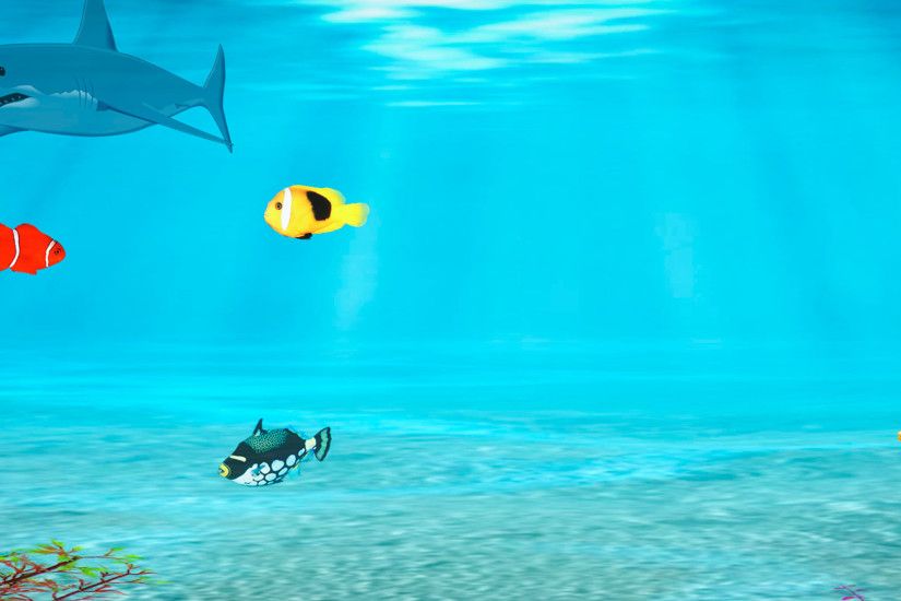 Aquarium 2d Animated Live Wallpaper