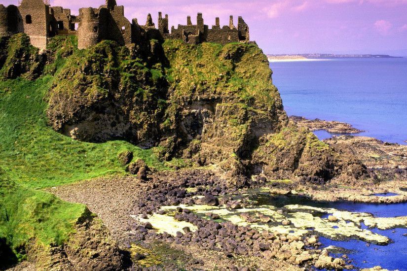 Dunluce Castle County Antrim in Ireland