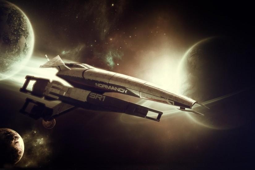 Video Game - Mass Effect 3 Planet Mass Effect Space Normandy SR-1 Spaceship  Wallpaper