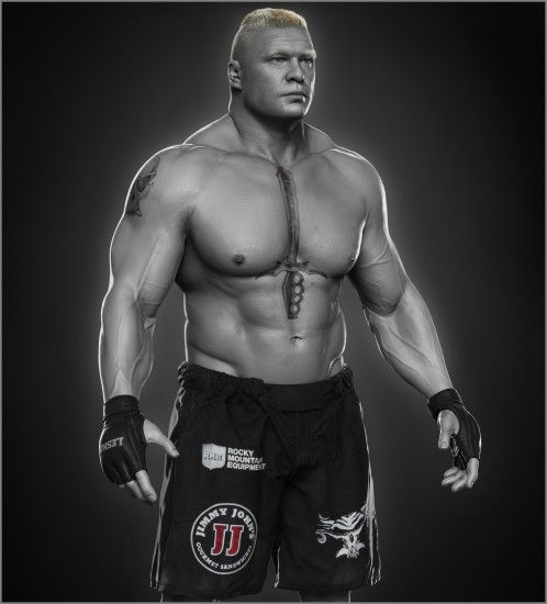 ArtStation - Brock Lesnar done for WWE, Hossein Diba