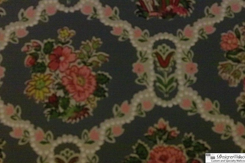 DIG-15005 | 1960's Vintage Flower Wallpaper - Pattern Design Lab