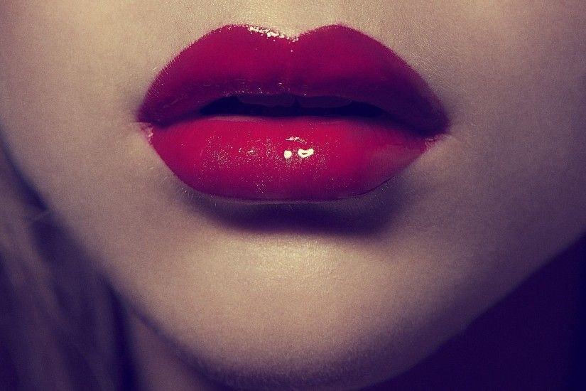 mouths, Closeup, Women, Red Lipstick