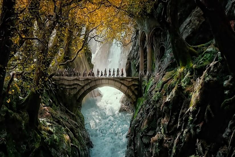 The Hobbit: The Desolation of Smaug fantastic landscape wallpapers