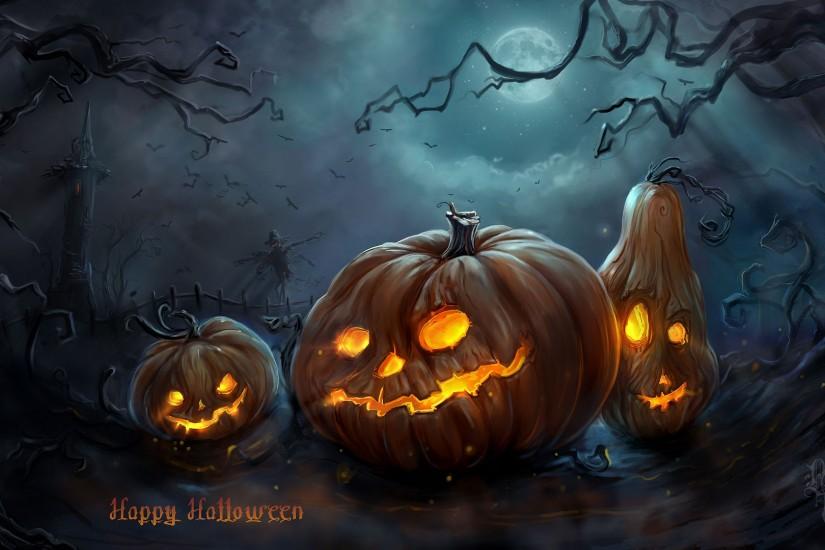 Free Scary Halloween Backgrounds & Wallpaper Collection 2014