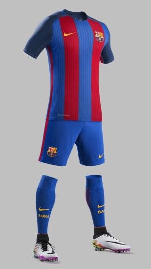 FC Barcelona 2016 2017 Nike Home Kit Wallpaper