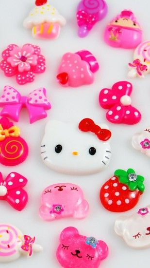 cute hello kitty iphone plus screen wallpaper