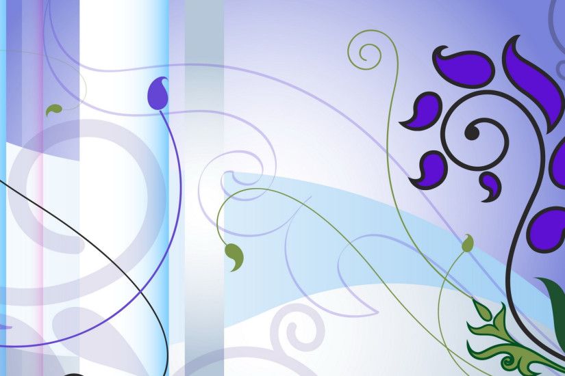 2560x1440 Wallpaper purple, lilac, blue, flowers, patterns