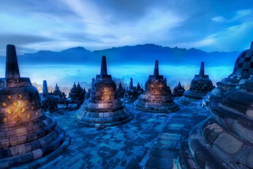 Borobudur Temple Desktop Wallpaper | HD Travel Wallpaper Free Download ...