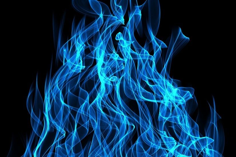 Blue Flames Of Fire