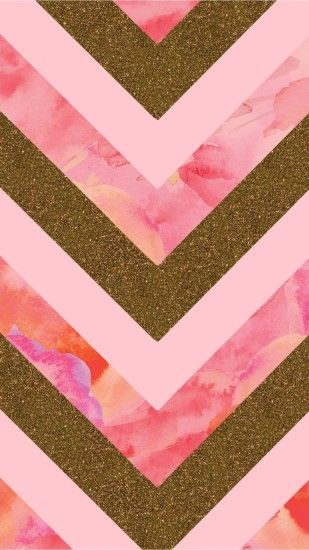 Glitter-and-Pink-Watercolor-Chevron-Tap-to-see-