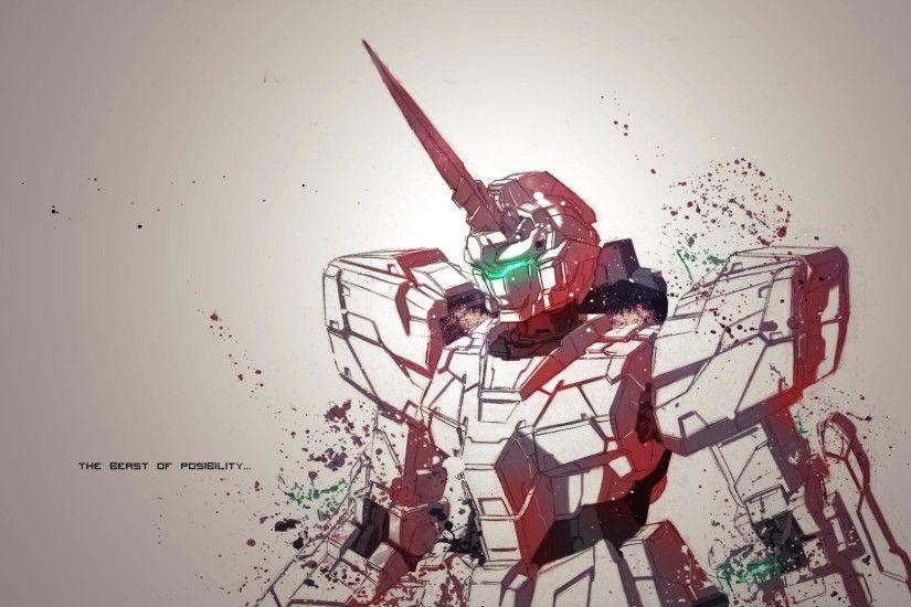 Gundam Unicorn Mode Wallpaper Wallpaper