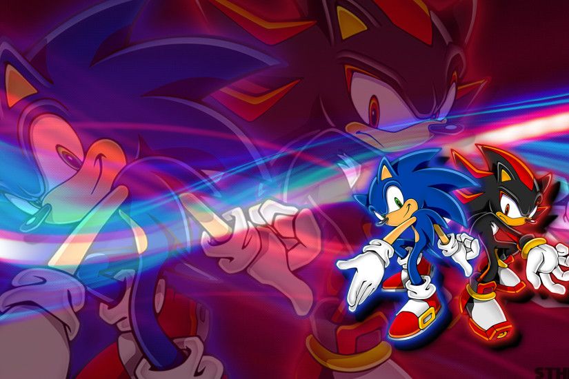 Sonic And Shadow Wallpaper by SonicTheHedgehogBG Sonic And Shadow Wallpaper  by SonicTheHedgehogBG
