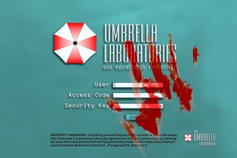Umbrella Corporation, Resident Evil, Video Games, Blood Wallpapers HD /  Desktop and Mobile Backgrounds
