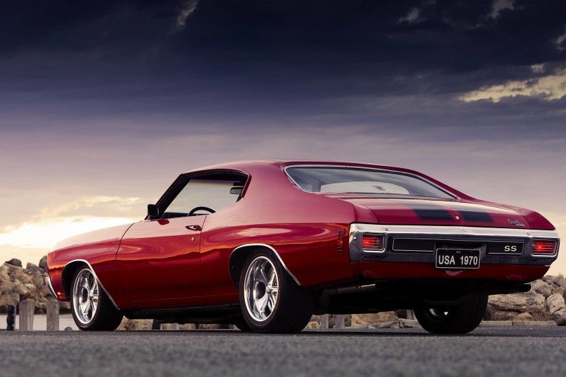 Wallpapers chevrolet chevelle ss, chevrolet, muscle car - car .