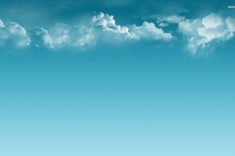 Clouds and blue sky wallpaper 1920x1200 .