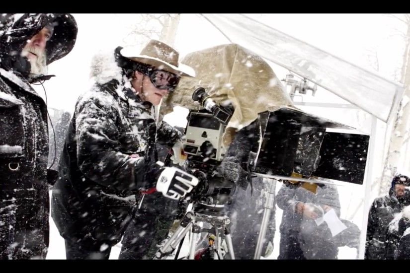 Behind the Scenes of The Hateful Eight - 70MM Filming
