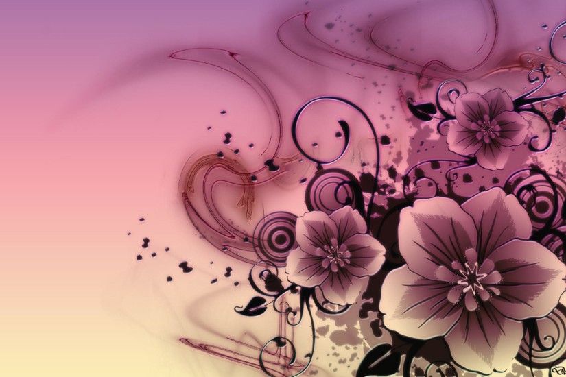 flowers wallpaper desktop background full screen | ORE WALLS