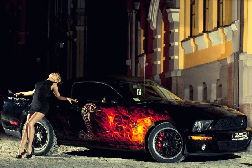 Flaming Cobra Mustang