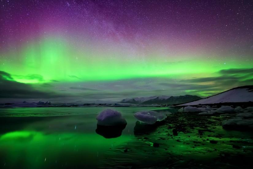 Description: The Wallpaper above is Iceland northern lights Wallpaper in  Resolution 1920x1200. Choose your