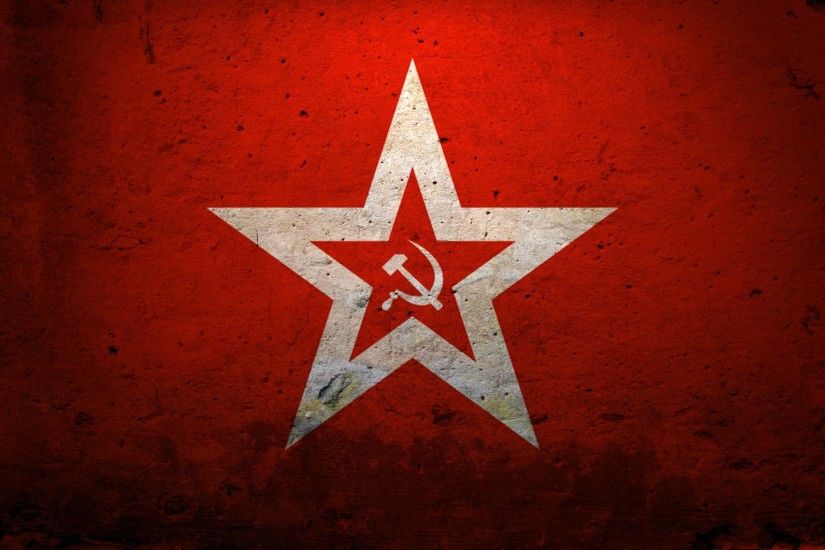 Wallpaper cyborg, the hammer and sickle, coat, red, soviet union .