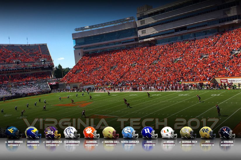 2017 Virginia Tech Football Desktop Wallpapers
