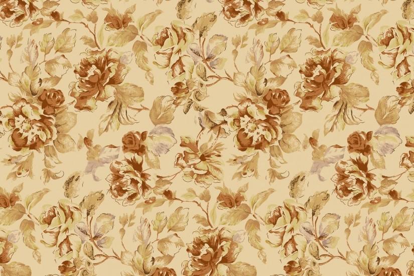... Vintage Floral Wallpaper Pattern HD ...
