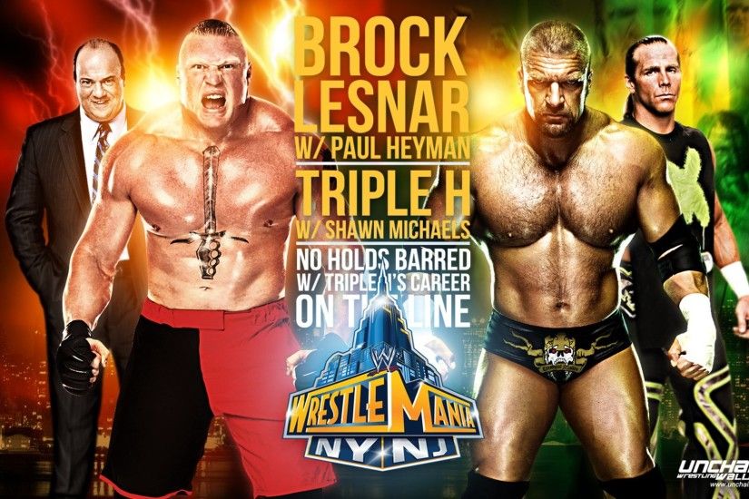 Touch iPhone wallpaper Source Â· John Cena Vs Brock Lesnar WallDevil Triple H  ...