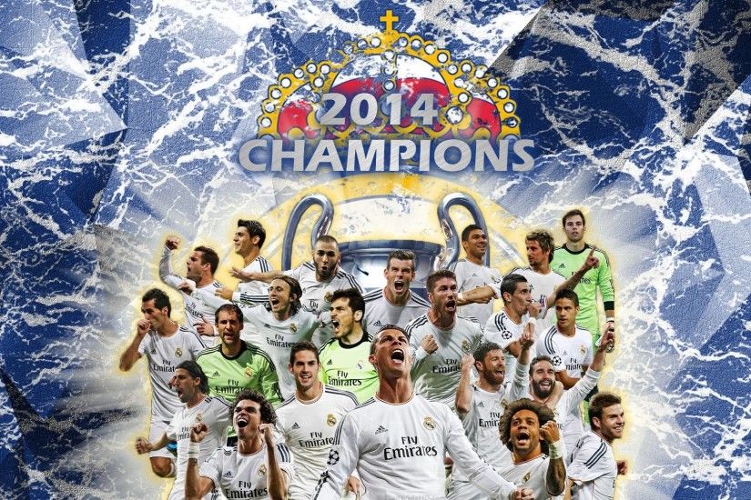 2014 UEFA Champions League Final Winners Real Madrid CF Wallpaper .