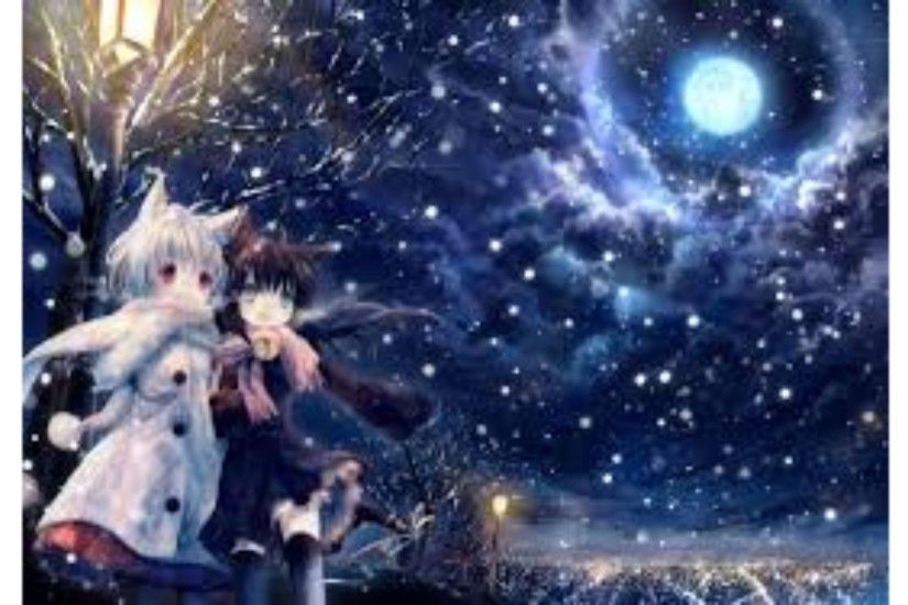 Anime Winter 4K Wallpaper
