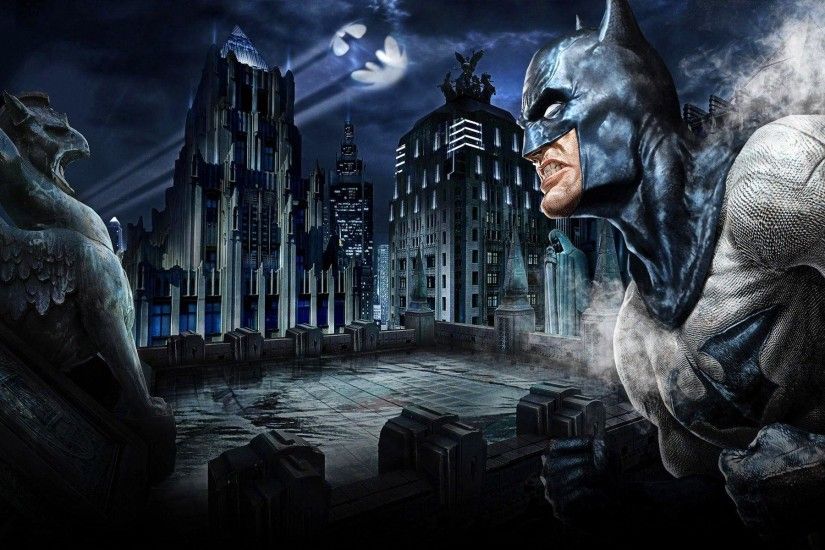 Batman Gotham City Background Wallpaper 26969 Hi-Resolution | Best .