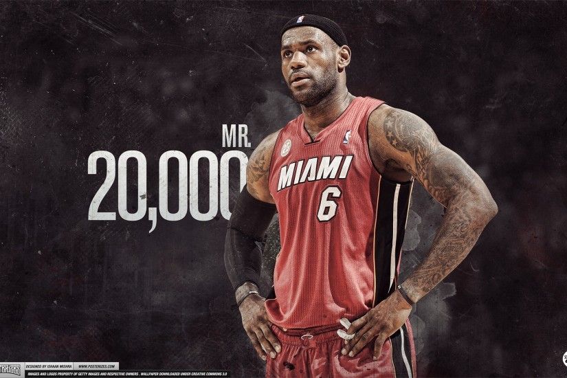 LeBron James 20,000 Points Wallpaper by IshaanMishra LeBron James 20,000  Points Wallpaper by IshaanMishra