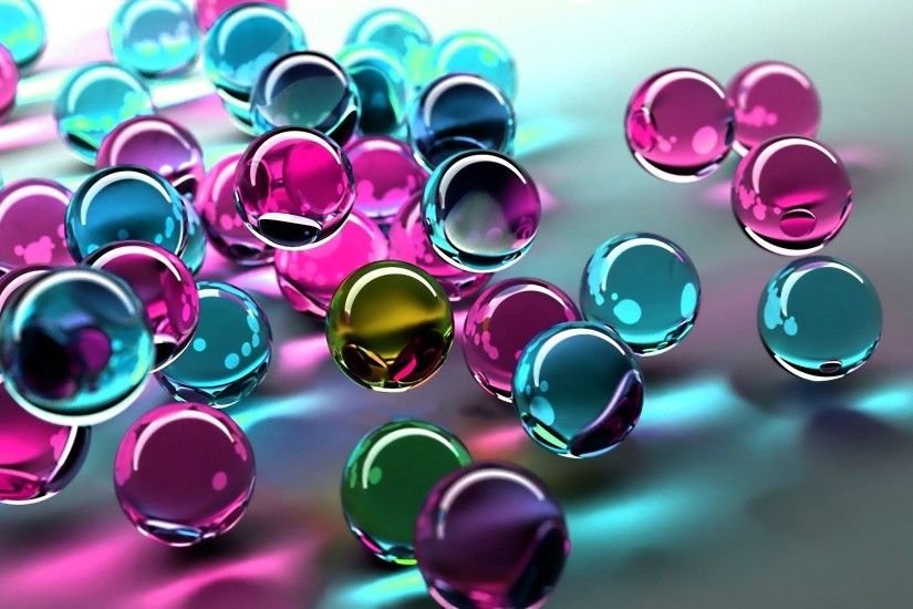 Many Marbles Colorful Wallpaper For Android