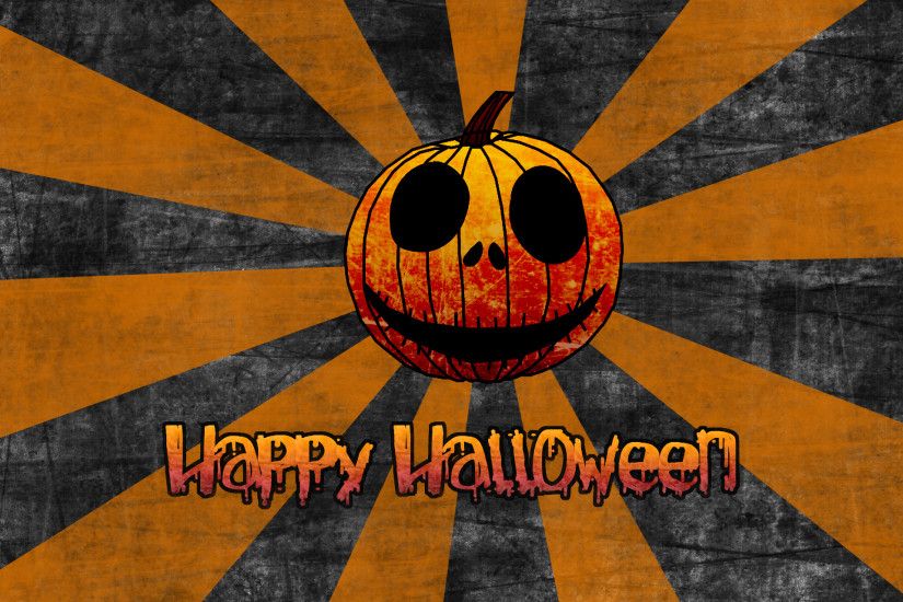 Holiday - Halloween Happy Halloween Holiday Pumpkin Stripes Jack-o'-lantern  Wallpaper