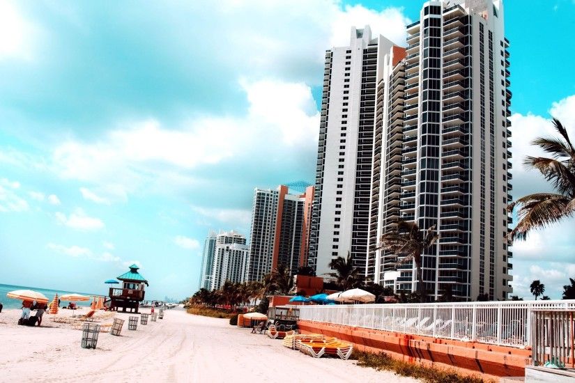 Miami Beach HD Wide Wallpaper for Widescreen
