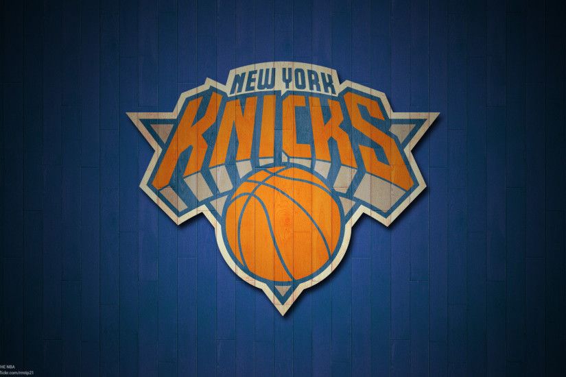 NBA 2017 New York Knicks hardwood logo desktop wallpaper ...