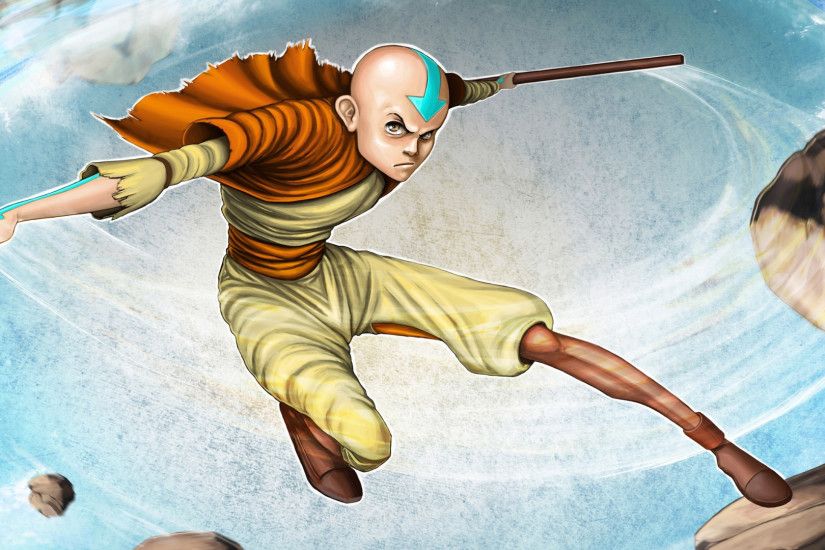 Preview wallpaper avatar, the last airbender, aang 1920x1080