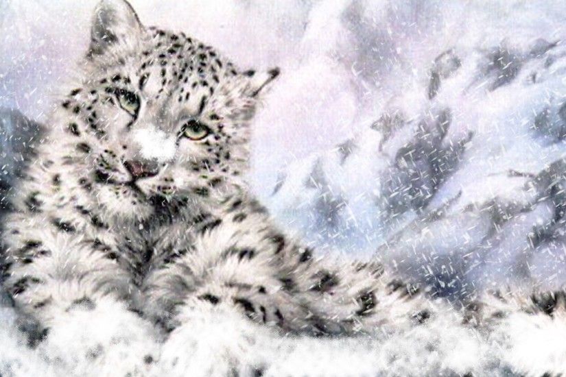 Wallpapers of Snow Leopard HD
