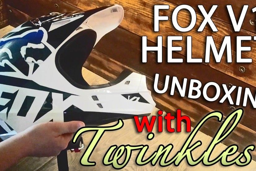 Fox Racing V1 Helmet Review Part 1 - Unboxing and First Impressions with  Twinkles - YouTube