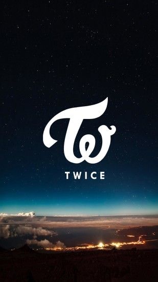 Twice Logo Phone Wallpaper