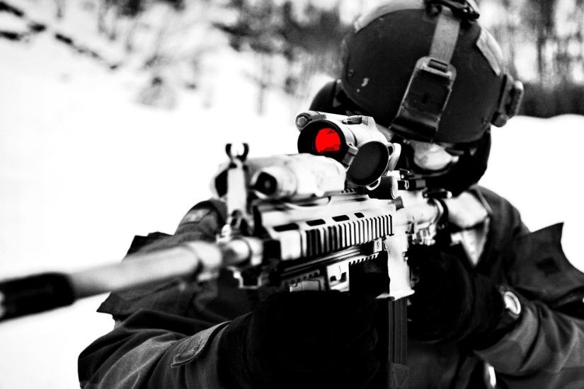 gun rifles soldier snow machine gun m4 carbine Wallpapers HD / Desktop and  Mobile Backgrounds
