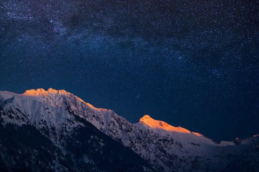 germany bayern munich alps mountain night twilight sky star milky way