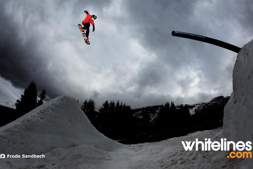 Snowboard Wallpaper – Halldor Helgason Pole Jammin'